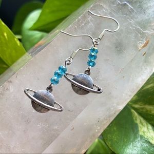 🌸2 for $24🌸 Blue Planet Dangle Charm Earrings